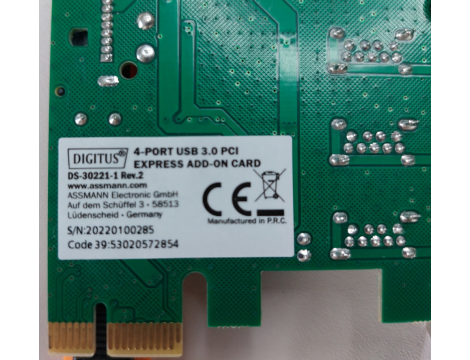 Karta interfejsu, kontroler 4x USB 3.0 Digitus DS-30221-1 - 5