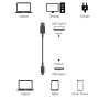 Kabel USB-C 2.0 do USB-A  1.8 m - 4