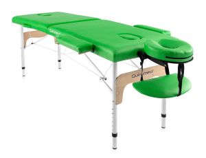 QUIRUMED składany stół do masażu, 180 x 60 cm, do 120 kg zielony