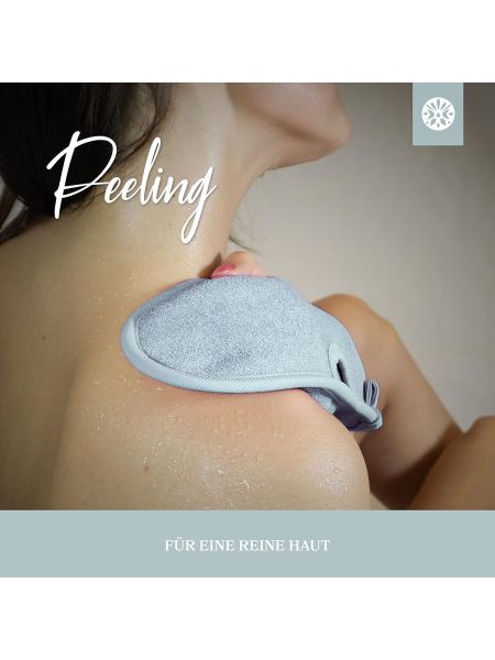 2 Rękawice do Peelingu Ciało Twarzy Wiskoza - 3
