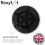 ADLATUS 86035 Flexyfoot wymienna stopka czarna do laski lub kuli - 5