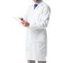AIESI Medyczny Laboratorium męskie białe bawełniane 100% sanforyzowane 44 - 3