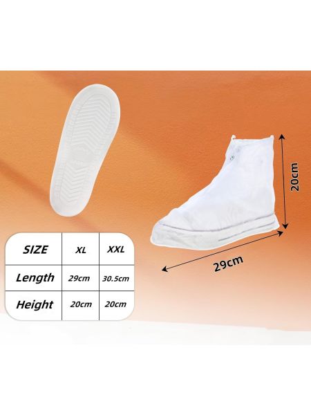 Ceeyoll Wodoszczelne ochraniacze na buty 2 sztuki wielokrotnego użytku - 3