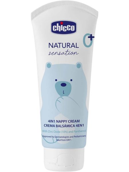 CHICCO NATURAL SENSATION krem na pieluchy dla niemowląt 4 w 1 100 ml - 2