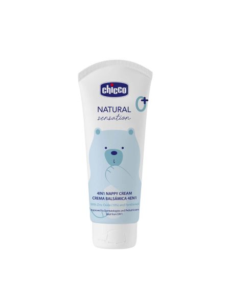 CHICCO NATURAL SENSATION krem na pieluchy dla niemowląt 4 w 1 100 ml