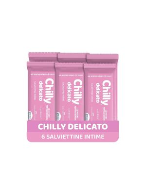 chusteczki do higieny intymnej chilly delicato 6 opakowań - image 2
