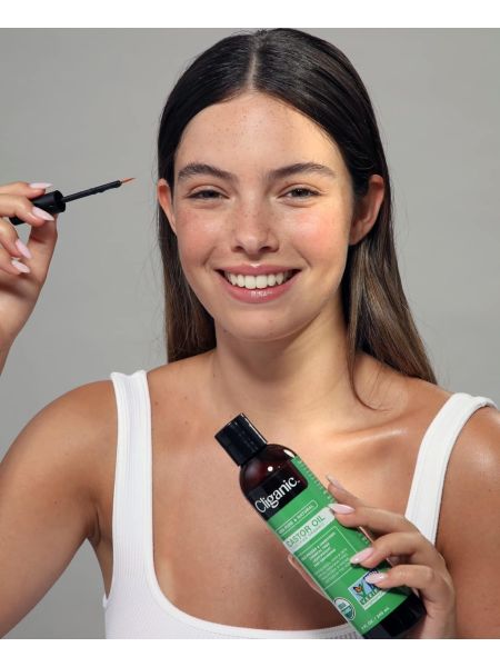 Cliganic, 100% Czysty i Naturalny, Olej Rycynowy, 8 uncji (240 ml) - 5