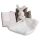Doudou and Company - Doudou Lapin chusterze - White - Flower Box - 303