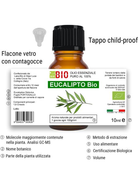 Eukaliptusowy Olejek Eteryczny Bio - 100% Czysty i Naturalny 10 ml - 4