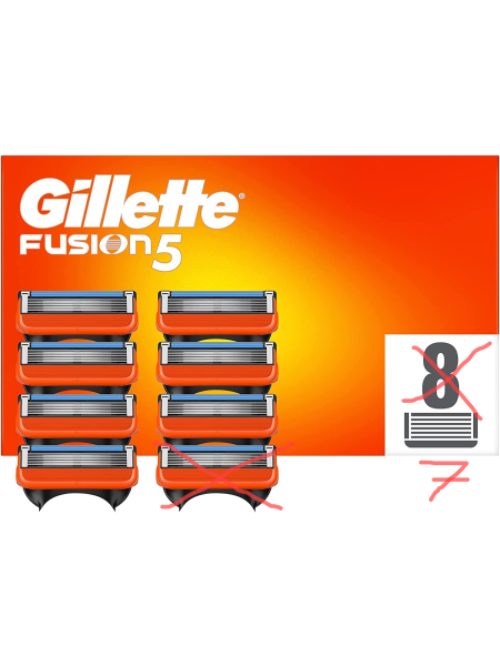 Gillette Fusion Razor Blades 7 wkładów