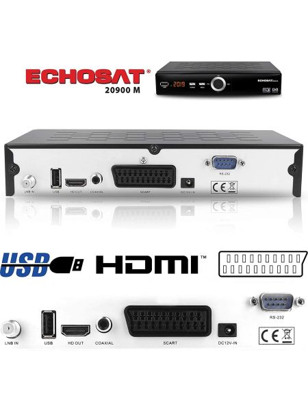 hd-line Echosat 20900 M Pro Digital Sat Receiver - 3