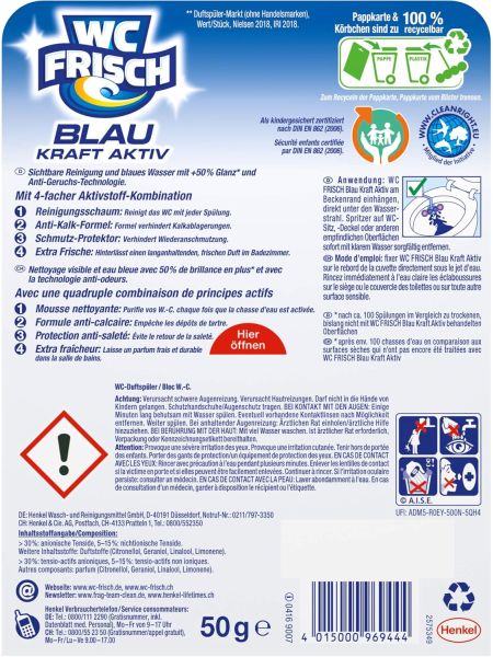 Henkel zawieszka czyszczenie WC 0,1l - 3
