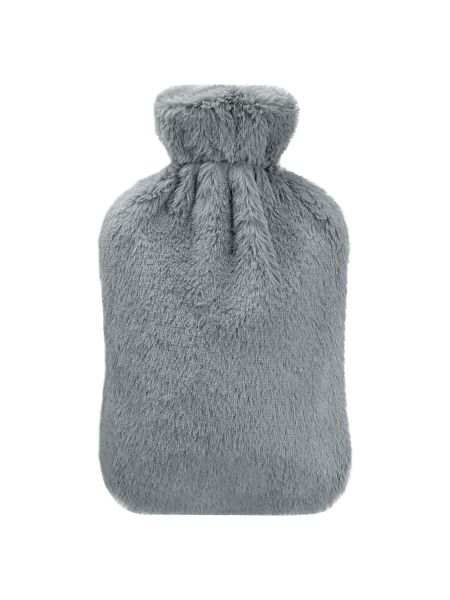 Homealexa termofor 2 l z miękką poszewką naturalny kauczuk premium szary BS