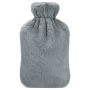 Homealexa termofor 2 l z miękką poszewką naturalny kauczuk premium szary BS - 2