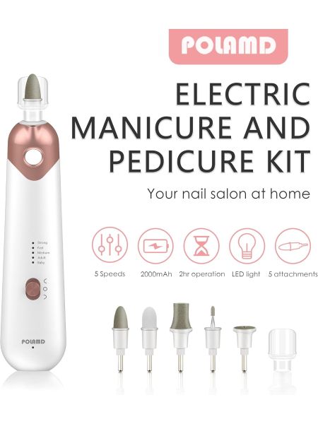 Elektryczny zestaw do manicure frezarka iKDSAW Charger46 - 3