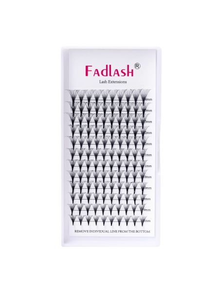 KĘPKI RZĘS FADLASH 12D CZARNE PRZEDŁUŻANIE RZĘS OBJĘTOŚCIOWE 8-15mm