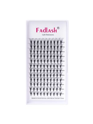 KĘPKI RZĘS FADLASH 12D CZARNE PRZEDŁUŻANIE RZĘS OBJĘTOŚCIOWE 8-15mm
