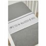 Meyco Baby Jednokolorowy prześcieradło do wspólnego spania - grey - 50x90cm - 5