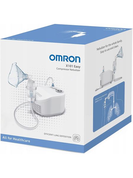 Nebulizator ciśnieniowy Omron X101 Easy biały - 5