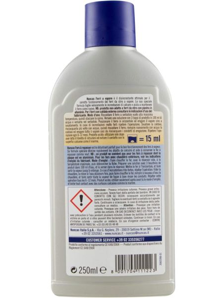 Nuncas żelazko parowe płynny odkamieniacz do żelazka 250 ml - 5