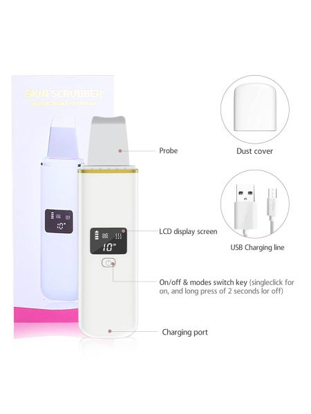 Urządzenie do peelingu ultradźwiękowego 4in1 - 8