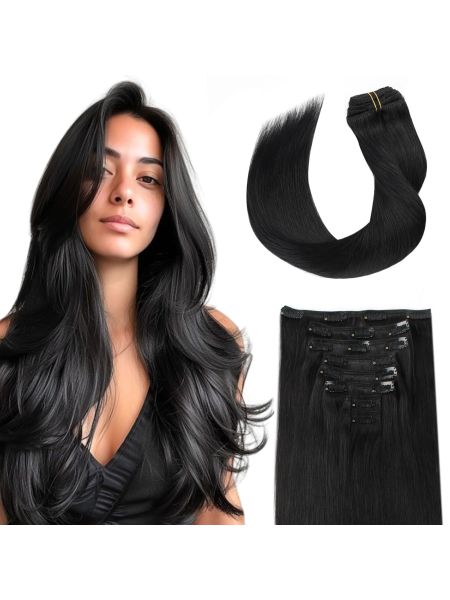 Yuniffe Półtrwałe przedłużanie włosów z ludzkich włosów Balayage 50 cm 100g