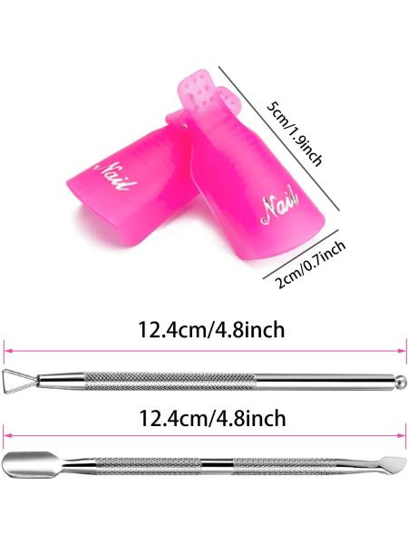 Zestaw klipsów do usuwania paznokci, 10 sztuk Acrylic Nail - 5