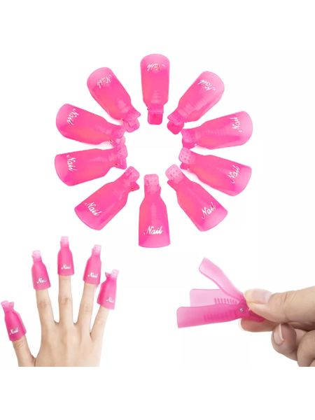 Zestaw klipsów do usuwania paznokci, 10 sztuk Acrylic Nail - 7