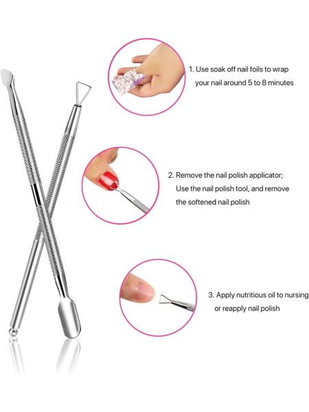 Zestaw klipsów do usuwania paznokci, 10 sztuk Acrylic Nail - 3