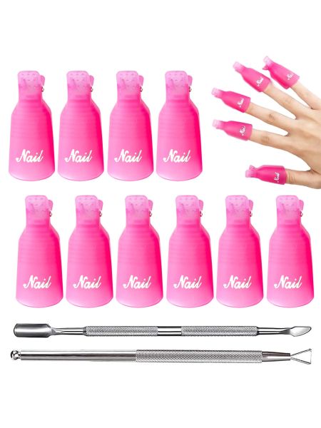 Zestaw klipsów do usuwania paznokci, 10 sztuk Acrylic Nail