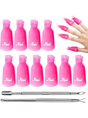 Zestaw klipsów do usuwania paznokci, 10 sztuk Acrylic Nail - image 2