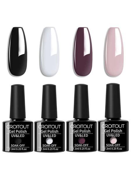 Zestaw lakierów do paznokci UV, żelowy lakier do paznokci Shellac, wielokol
