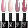 Zestaw lakierów do paznokci UV, żelowy lakier do paznokci Shellac, wielokol - 3